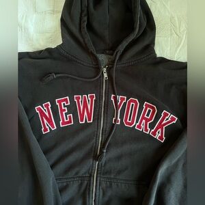 John Galt/Brandy Melville New York Zip-up Hoodie